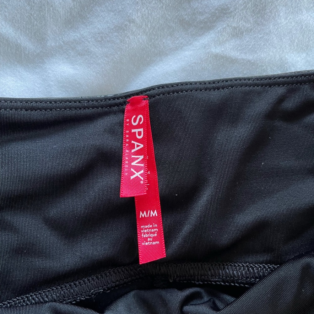 Spanx leather leggings
